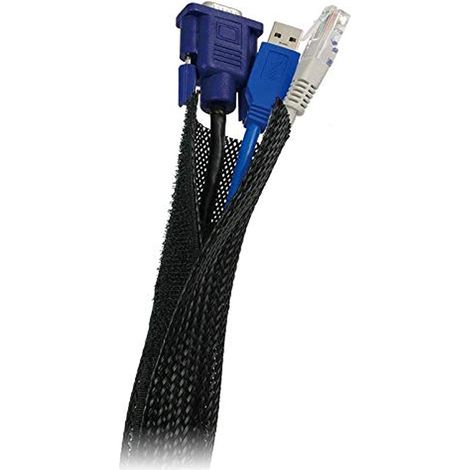 LogiLink Cable FlexWrap (guaina flessibile raccogli cavi), nera