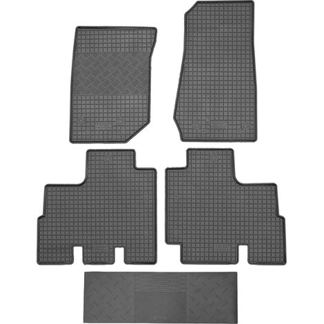 RIGUM 903232 Fußmatten + 900101 Abdeckung - Jeep Wrangler III SUV von 2007-2019 AV Füße vorne und hinten - INSTALLATION