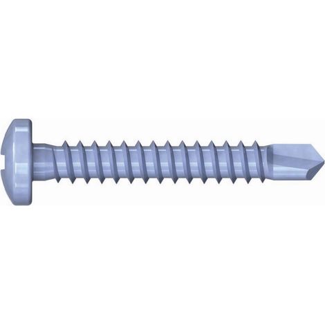 Bohrschrauben Pan-Head 3,5 x 19 Paket 100 Stück Stahl, verzinkt, blau passiviert, verpackt a 100 (1/3)