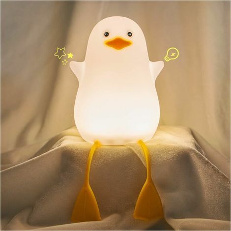 Nachtlicht für Kinder, LED-Nachtlicht für Babys, Silikon-Touch-Lampe, tragbare, USB-aufladbare Nachttischlampe für das Schlafzimmer (1/4)
