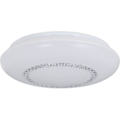 Plafonnier LED Design Moderne Luminaire de Plafond Éclairage Optimal Anti-Éblouissement Ø 41 cm - PANGIVO (1/4)