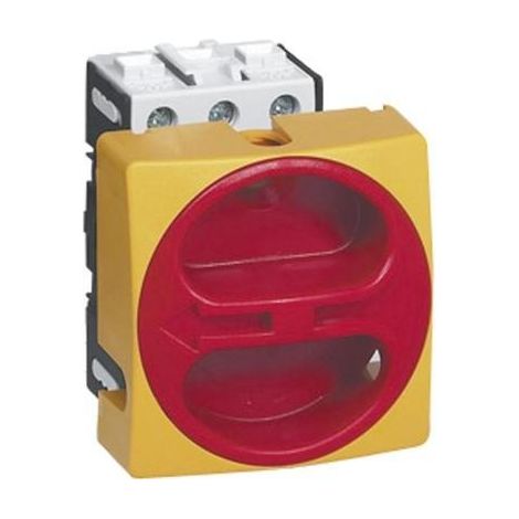 Baco BA0172301 Interruptor seccionador amarillo rojo 63A