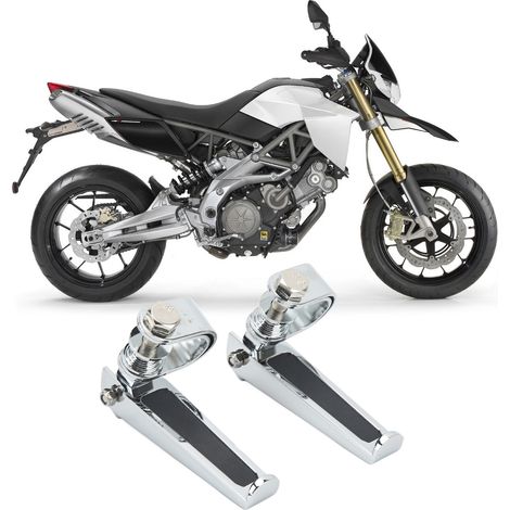 Universelle U-förmige Fußclips für Motorradmodifikationen (paarweise erhältlich), geeignet für Honda, Suzuki und Straßenmotorräder mit 1" bis 1-1/4" Motorschutzbügeln. (1/5)