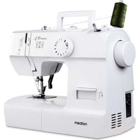 Machine a Coudre Machine a Coudre - MEDION - SM 70 - 71W - 12 Points - 700 tr/min - LED - Blanc (1/5)