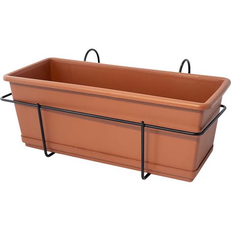 Set fioriera + balconiera modello marta 42x17x h16 cm