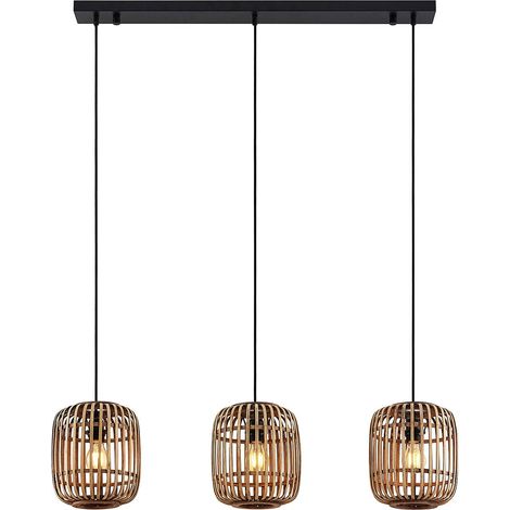 Ceiling Lightdimmable 'Canyana' made of Wood for Living Room & Dining Room (1/5)
