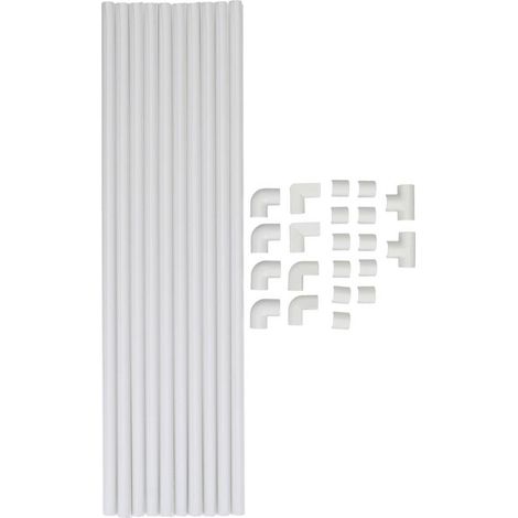 Max Hauri 174626 Canalina passacavi (L x L x A) 40 x 11 x 10 mm 1 KIT Bianco