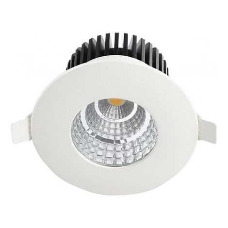 Spot encastrable salle de bain étanche IP65 6W rond – Transformateur multi tensions 100-240V – Lumière blanche naturelle 4200K – Angle de faisceau 21° – Horoz Electric (1/5)
