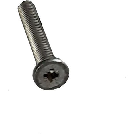Vis métaux tête plate Pozi M6X38 Diamètre de tête: 11 Acier brut-1 pièce