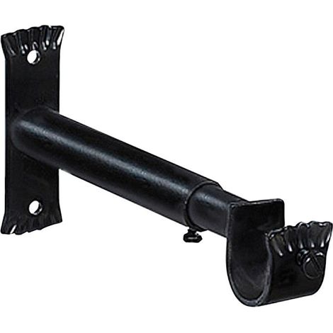 RIEL CHYC soporte forja extensible 20 mm. negro , Soporte forja - Modelo extensible - Para barras de hasta 20 ø mm. - Color: negro.- Ideal para complementar