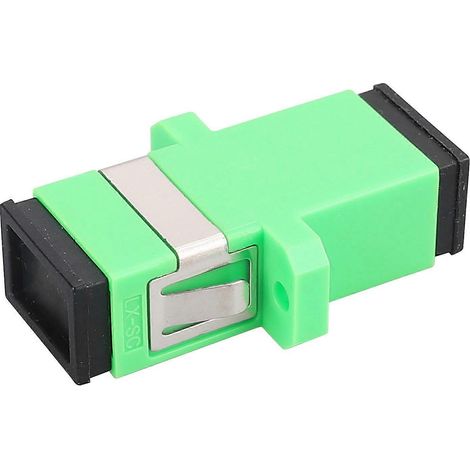 Les connecteurs à fibre optique monomode, adaptateurs simplex femelle-femelle, sont faciles à installer et offrent une connectivité Internet fiable. (1/5)