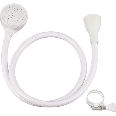 Douchette de Baignoire - Flexible 1.5m Universel 15-25mm - Pour Lavage Chien, Soins Cheveux et Bain Bébé Sans Outil (1/5)