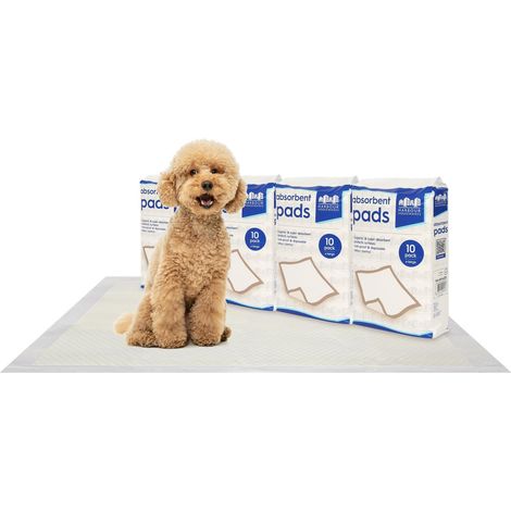 Lot de 40 coussinets d'entraînement jetables pour chiots très grands 60 x 89 cm absorbants (1/5)