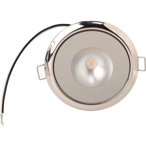 Plafonnier LED intérieur de 8,9 cm (3,5 pouces) pour camping-car, salle de bain, blanc chaud, 365 lm, 3000 K, étanche IP66, pour yacht, camping-car. (1/5)