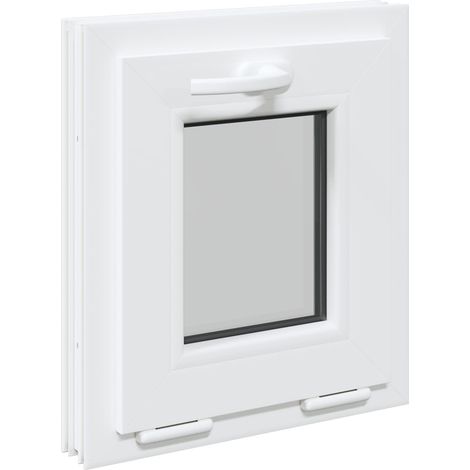 Couleur intérieure de la fenêtre de sous-sol blanche RISOR vidaXL