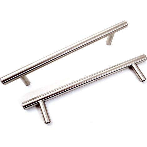 10er Pack - Stangengriff/ Relinggriff G14 BA 96 mm Edelstahl gebürstet (1/4)