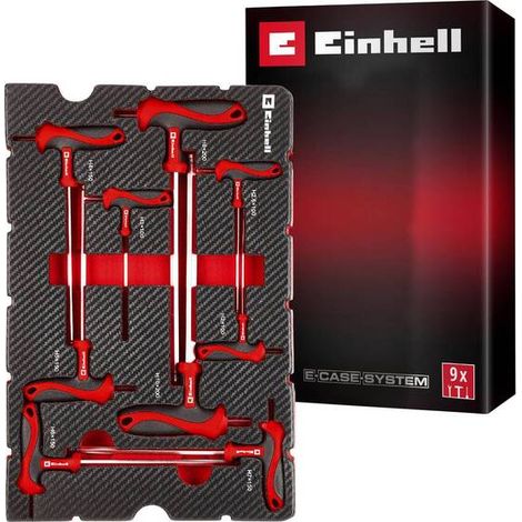 [NEUWERTIG] B-Ware Einhell Einlegeboden Einlage Einsatz E-Case T-Griff Schraubendreher Set 9-teilig (1/2)