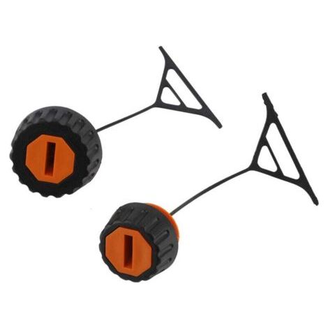 Green Mobility-2 pièces bouchon de gaz pour STIHL 028 038 020 021 023 024 025 026 034 036 048 bouchon de mazout pièces de trononneuse (1/4)