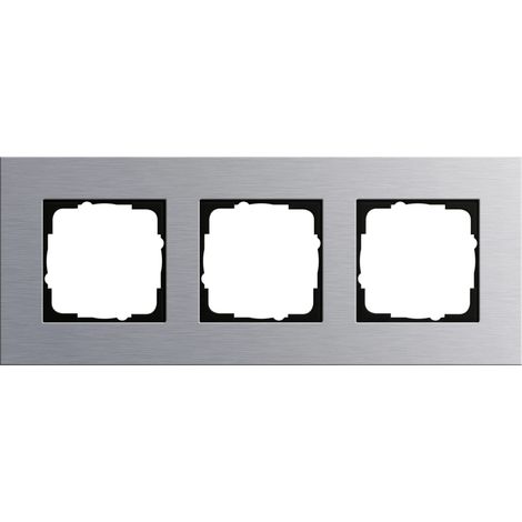Gira Abdeckrahmen 3f Gira Esprit Aluminium [021317], 0213 17