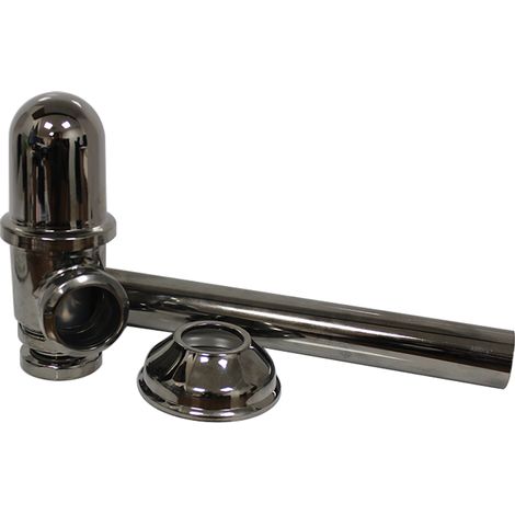 Siphon Bouteille Pour Lavabo Chrome Noir Robinetterie VIDAGES - CRISTINA ONDYNA AC36672 (1/5)