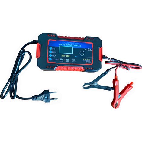 Avviatore Emergenza Batteria Auto 12V 3-5-6A Caricabatterie Intelligente LCD (1/5)