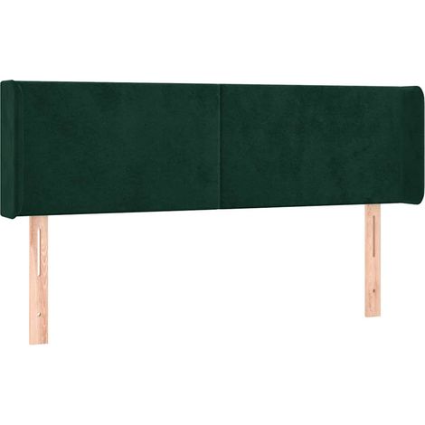 Maison Exclusive - Cabecero de terciopelo verde oscuro 147x16x78/ (1/5)