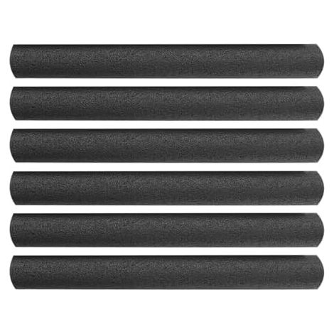 Manchons En Mousse Pour Poteau De Trampoline, Housse Rembourrage Durable, Tube Mousse, Protection pour Rampe Trampolines,Accessoires Trampolines 6 black -