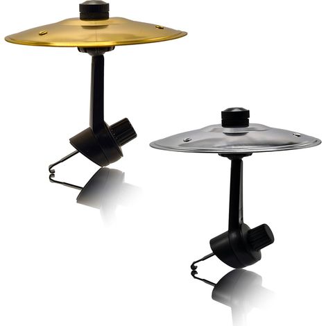 Piatti antiurto per auto, piatti antiurto per bocchette di ventilazione, piatti in metallo per ventole auto, piatti per dita per amanti della musica in auto, manopola di regolazione a 360°, per tutti  (1/5)