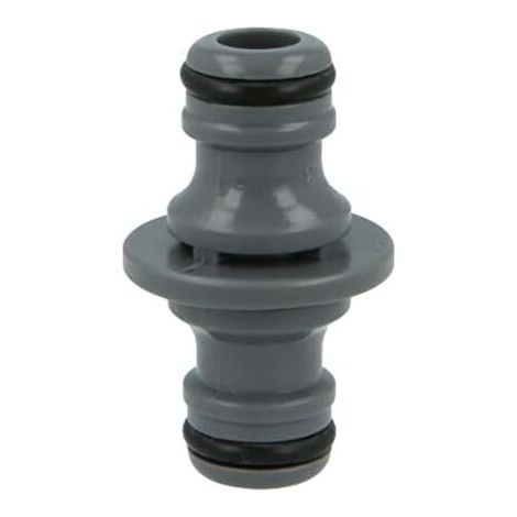 5.5x3.5x3cm Quick and Easy Connection for Garden Hoses Quick and Easy Connection for Garden Hoses Joint 2 Hoses with Female Connectors Abs Plastic Grey (1/4)