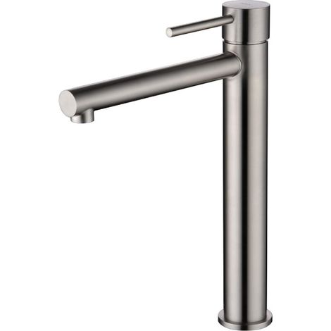 Miscelatore Lavabo Alto Imex Moscu BDK034-3 Acciaio Spazzolato Acciaio Spazzolato