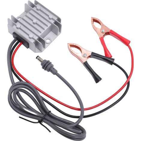 Câble d'alimentation élévateur pour mini-antenne parabolique, entrée 12 V/24 V/9 V à 28 V, sortie 30 V/3,5 A, IP68, convertisseur CC avec pince crocodile. (1/5)