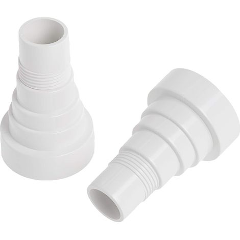 Kit adaptateur de conversion tuyau filtrant 4550 Compatible Intex Bestway avec joint d'étanchéité (1/4)