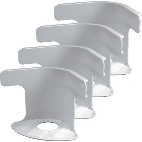 Set mit 4 Bettlakenclips mit Eckverriegelungsbändern, Bettlakenbefestigungsclips für alle Matratzengrößen, einfache Installation, feste Bettlakenclips (1/5)