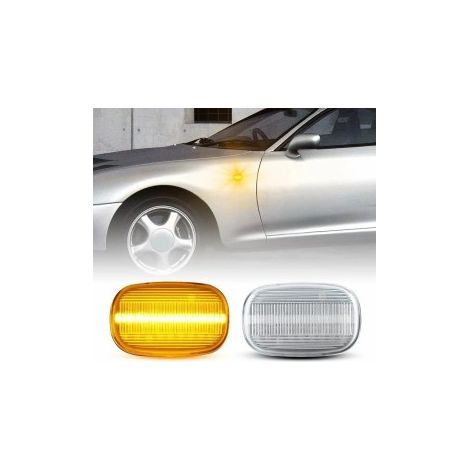 KIT 2 INDICATORI DI DIREZIONE LATERALI A LED COMPATIBILE CON TOYOTA Corolla  Tipo E10  E11  E12  NERI