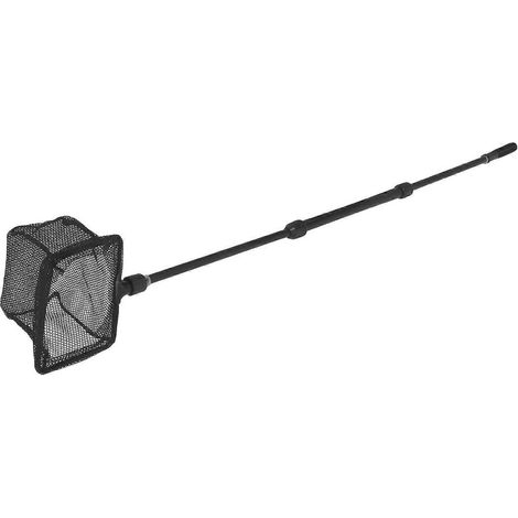Épuisette télescopique avec manche en plastique, épuisette télescopique pour aquariums, lacs et étangs (taille S) (1/5)