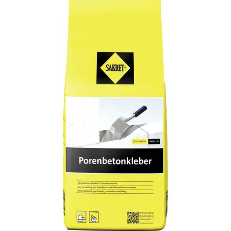 Sakret Porenbetonkleber 5 kg Fliesenkleber & Baukleber