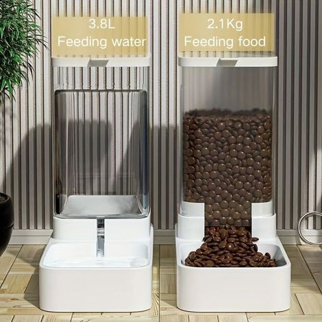 BelleRise - Distributeur automatique de nourriture et d'eau pour animaux — Adapté à tous les types d'animaux (1/5)