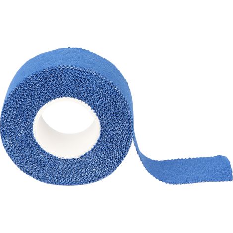 Bande adhésive portable pour doigts et poignets, bleu foncé, idéale pour l'haltérophilie et l'escalade. (1/5)