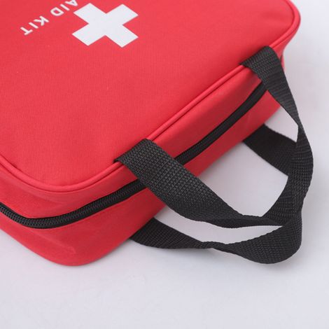 Trousse de premiers secours portable d'extérieur, fermeture éclair, avec poignée, en tissu Oxford (1/5)