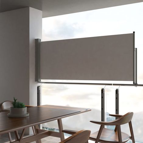 Toldo lateral retráctil para patio 100x300 cm gris vidaXL (1/5)