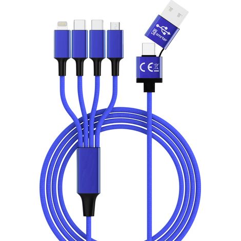 Smrter USB-Ladekabel   USB-A Stecker, USB-C® Stecker, USB-C® Stecker, Apple Lightning Stecker, USB-M (1/4)