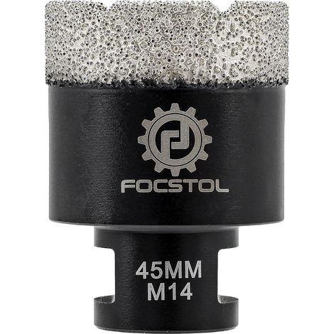 Fliesenbohrer Diamant Vakuumgelötet M14 Keramik Marmor 45mm (1/5)