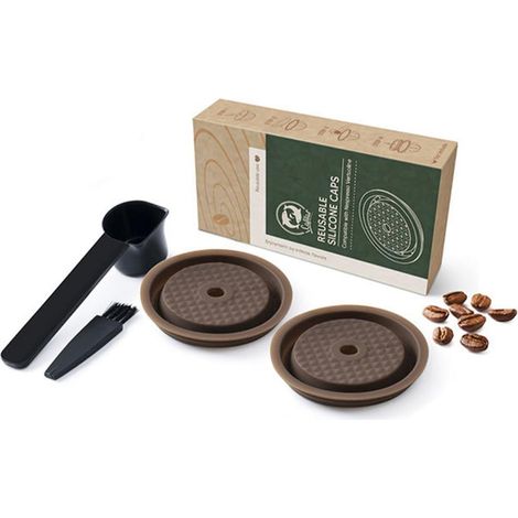 Couvercle En Silicone Réutilisable - Pour Capsules Nespresso Vertuo Et VertuoLine - 1 Pièce (1/5)