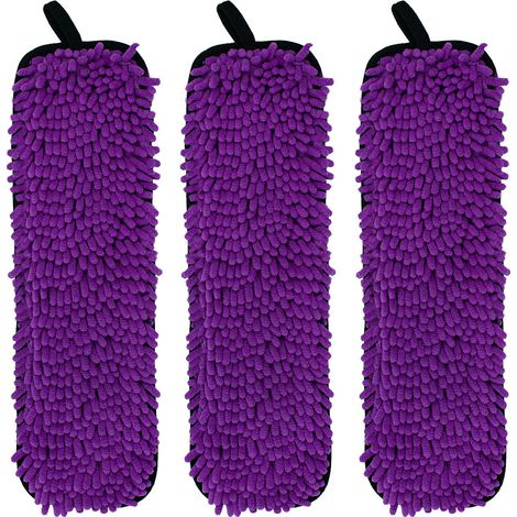 Compatible avec le tapis de rechange pour balai chenille Bona, accessoire de balai plat réutilisable à fixation auto-agrippante (1/5)