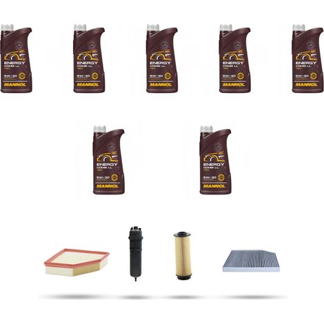 Kit tagliando 4 FILTRI e 7L OLIO compatibile con Bmw x4 (G02,F98) 30dx 183kw dal 2018 (1/5)