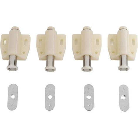Lot de 4 loquets magnétiques à ouverture par simple pression pour (1/5)