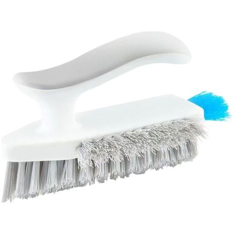 QORVA-Brosse de nettoyage pour fentes, nettoyeur de vitres multifonction, outil de nettoyage ergonomique pour espaces étroits, tête à poils robustes pour sols, éviers, cuisinières, conduits d'aération (1/5)