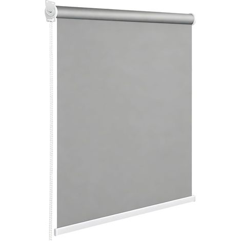 Store Enrouleur, 120 x 180 cm Auvent Vertical Store Enrouleur Exterieur Gris Clair Stores Intérieurs avec Cordon de Tirage Auvent de Balcon Rideau pour Balcon Terrasse Bureau ou Salle de Bain (1/5)