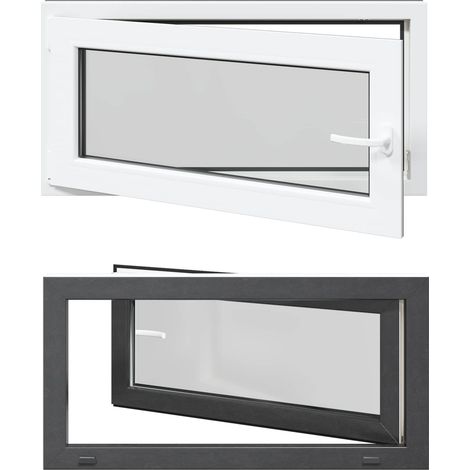 Couleur intérieure de la fenêtre de sous-sol blanche RISOR vidaXL (1/5)