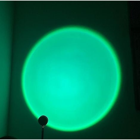 Projecteur LED à lumière verte, lampe d'ambiance pour influenceurs internet (1/4)